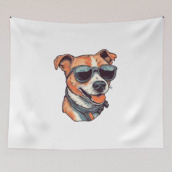 Item preview, Dog with sunglasses designed and sold by ArtifiedDigital.