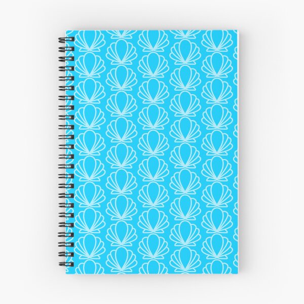 Item preview, Scallop Shell Stylised blue designed and sold by TheScraggyBeard.