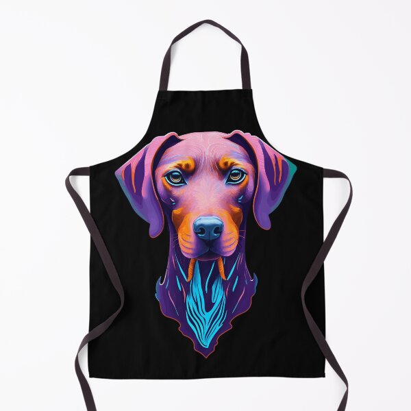 Item preview, Hungarian Vizsla head art Intense Visla gaze designed and sold by Rachel Pile.