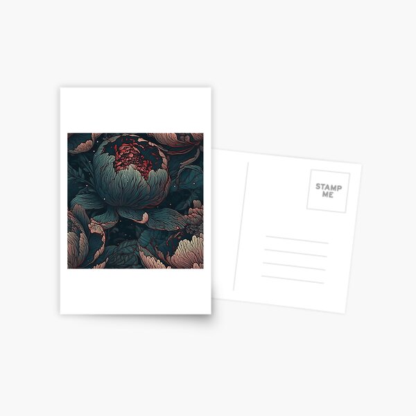 Item preview, Mysterious peony designed and sold by Mavkaworld.
