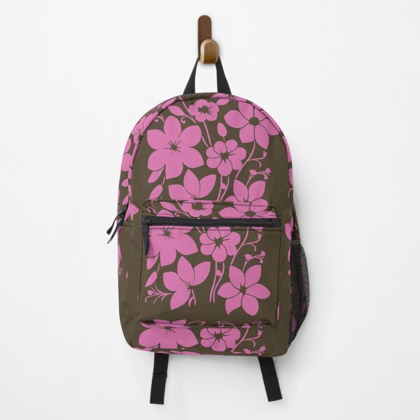 Item preview, Floral beauty in rose cerise and dark gamboge designed and sold by aapshop.