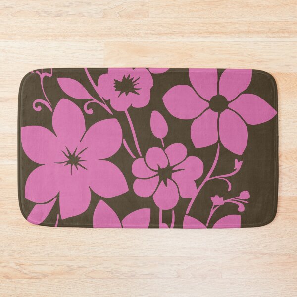 Item preview, Floral beauty in rose cerise and dark gamboge designed and sold by aapshop.