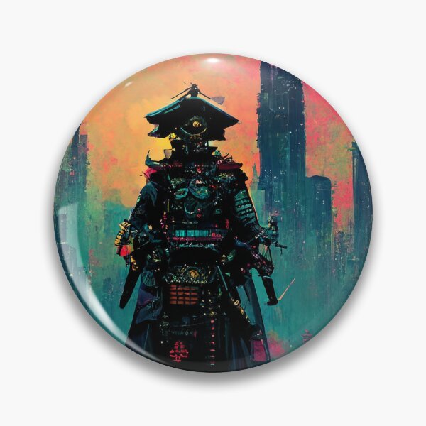 Item preview, Aumentado - Cyberpunk Samurai designed and sold by ArkMinted.