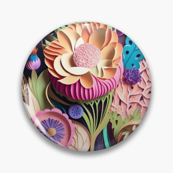 Item preview, Papercut Flowers revisited designed and sold by DanellyDesigns.