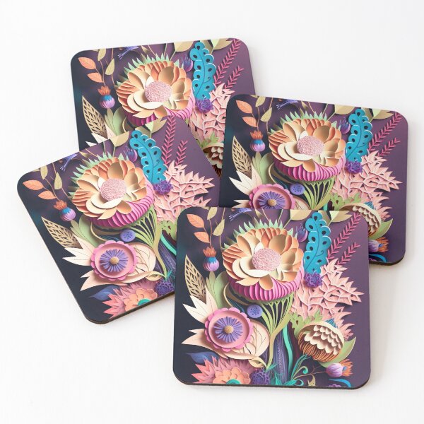 Item preview, Papercut Flowers revisited designed and sold by DanellyDesigns.