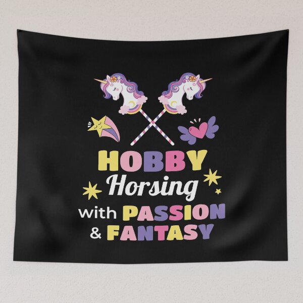 Item preview, Passion and Fantasy Hobbyhorsing designed and sold by MooonTees.