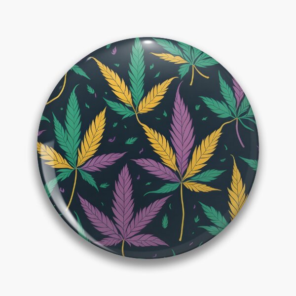 Item preview, Weed Leaf Colorful Tile designed and sold by Harlechryzz.