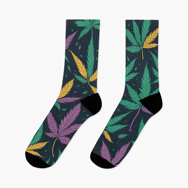 Item preview, Weed Leaf Colorful Tile designed and sold by Harlechryzz.