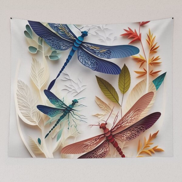 Item preview, Papercut Dragonflies designed and sold by DanellyDesigns.