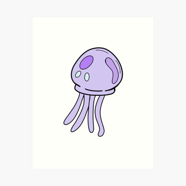 Spongebob Jellyfish Art Prints for Sale