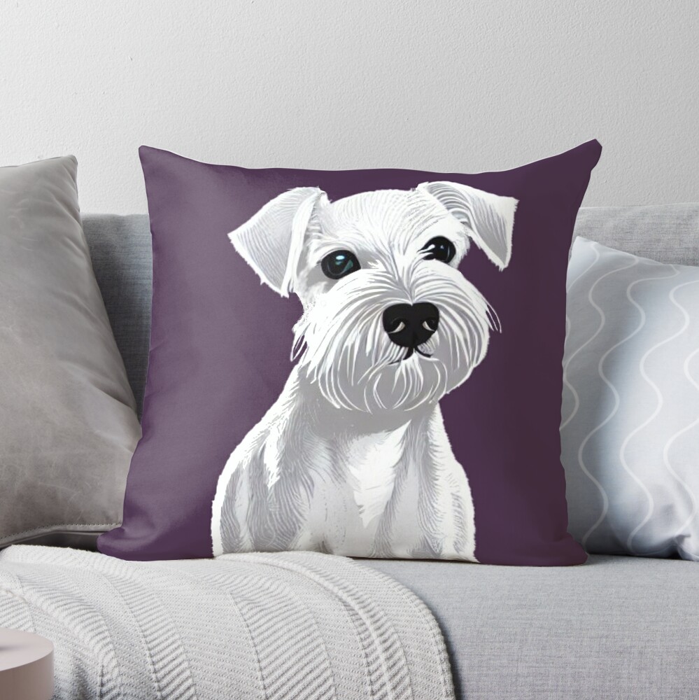 Schnauzer pillow store