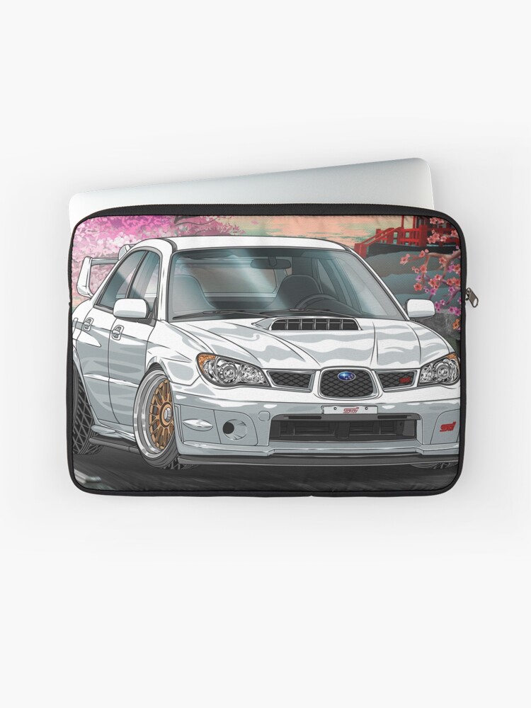 Nippon White Subie Impreza WRX STi Hawk Eye 