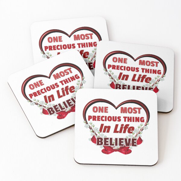Item preview, One Most Precious Thing In Life BELIEVE  designed and sold by Pebasfa.