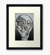 Escher Drawing Framed Print