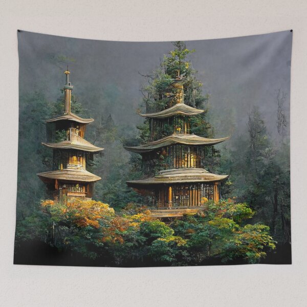 Item preview, Zen - Fantasy Scapes designed and sold by ArkMinted.