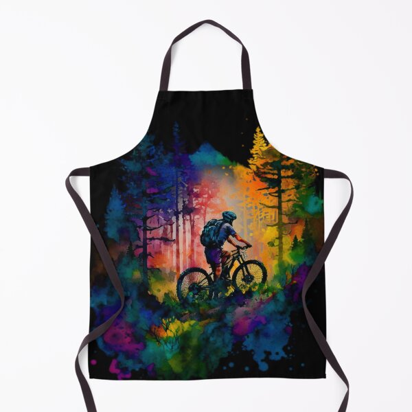 Item preview, Biking through Mountains and Forests designed and sold by ChromaticClings.