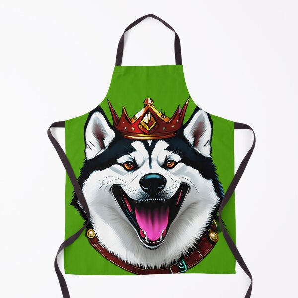 Item preview, Funny Husky Dog With Crown designed and sold by artist-mac.