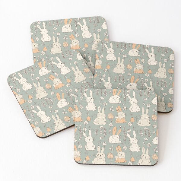 Item preview, Cute Bunny Pattern designed and sold by ericgustafsson.