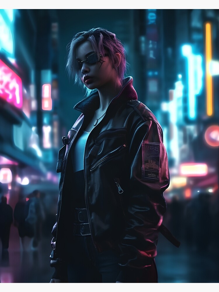 Samurai Wallpaper 4K, Cyberpunk 2077, Leather jacket