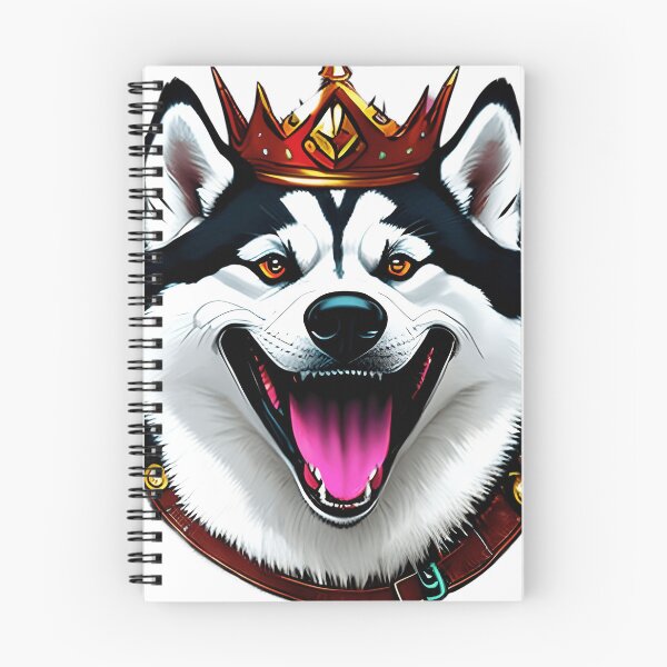 Item preview, Funny Husky Dog With Crown designed and sold by artist-mac.
