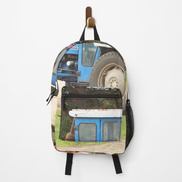 Item preview, Old blue tractor with lawn mower, Australia designed and sold by FranWest.