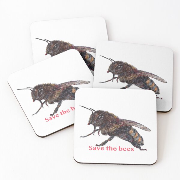 Item preview,  Save Our Bees - featuring Queenie the Bee designed and sold by Wildcard-Sue.