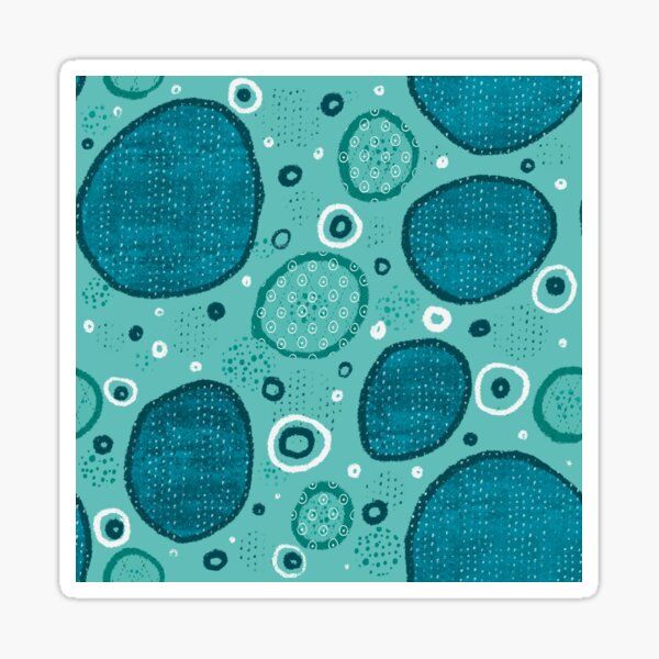 Abstract circle pattern Sticker