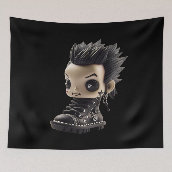 Item preview, CHIBI BOOT PUNKS: Cultures Collide - Punk x Japanese Chibi designed and sold by TVBArchive.