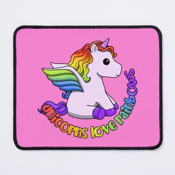 Item preview, Unicorns Love Rainbows 2023 designed and sold by Art by Veya.