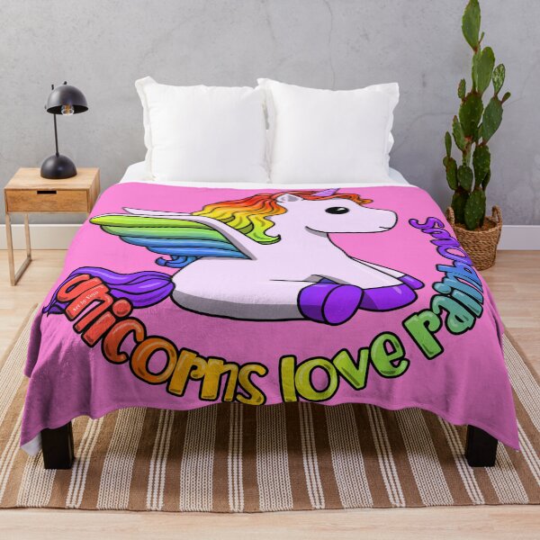 Item preview, Unicorns Love Rainbows 2023 designed and sold by Art by Veya.