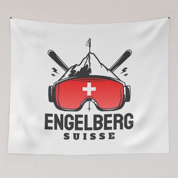 Item preview, Engelberg Switzerland Ski Resort Skiing Souvenir designed and sold by JackCurtis1991.