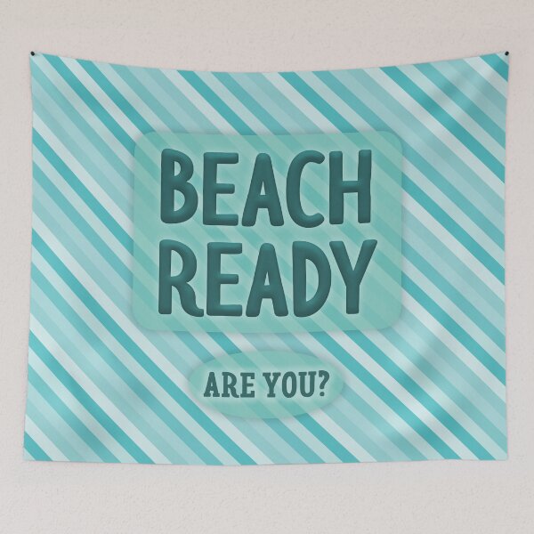 Item preview, Beach Ready - Ocean Blue designed and sold by DefayDesigns.