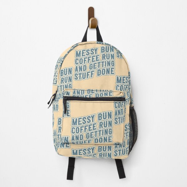 Item preview, Messy bun coffee run and getting stuff done Groovy coffee addict mom designed and sold by HomeCoquette.