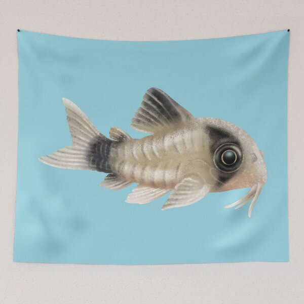 Item preview, Panda Corydoras by Maxine Gadd  designed and sold by Maxine Gadd.