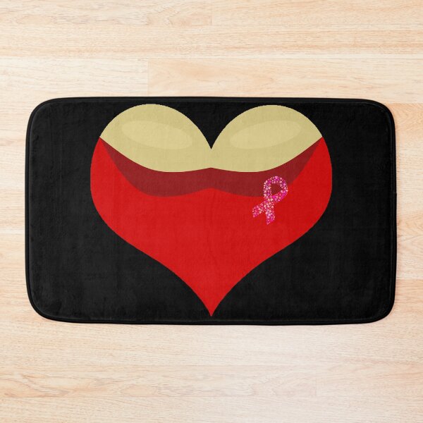Item preview, Cancer awareness Boobies love heart designed and sold by Hypnotees.