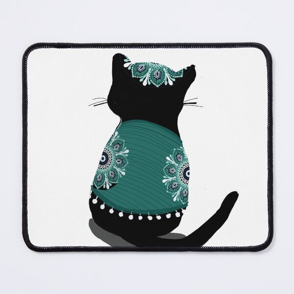 Item preview, Lonely  black cat designed and sold by Sushewashop.