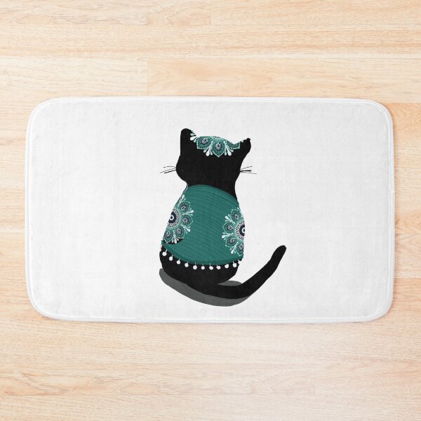 Item preview, Lonely  black cat designed and sold by Sushewashop.