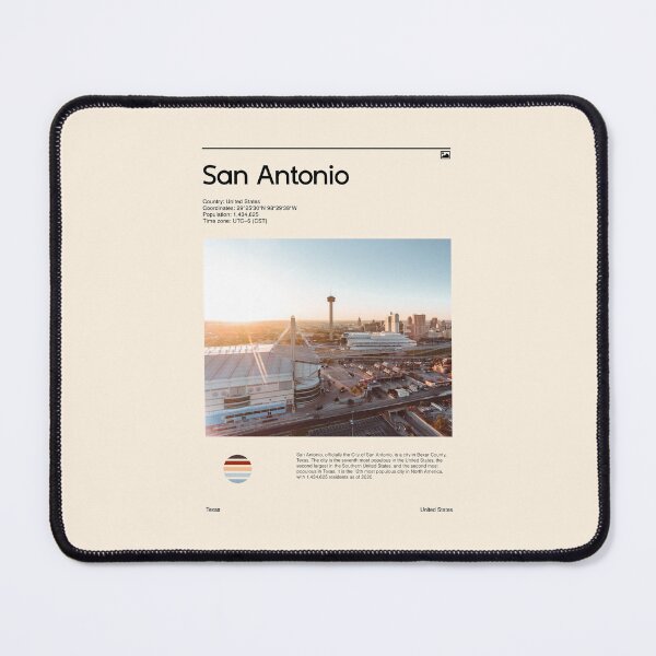 Item preview, San Antonio (Travel poster) designed and sold by RabbitK.