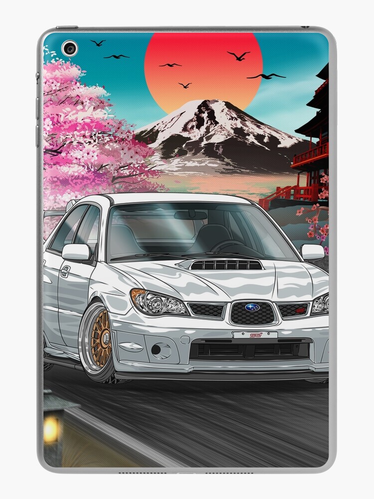 Nippon White Subie Impreza WRX STi Hawk Eye 