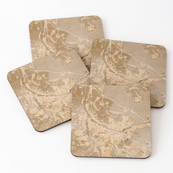 Item preview, Map of Nürberg (Germany) in sepia vintage style designed and sold by blursbyai.