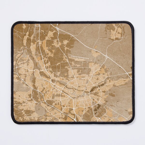 Item preview, Map of Nürberg (Germany) in sepia vintage style designed and sold by blursbyai.