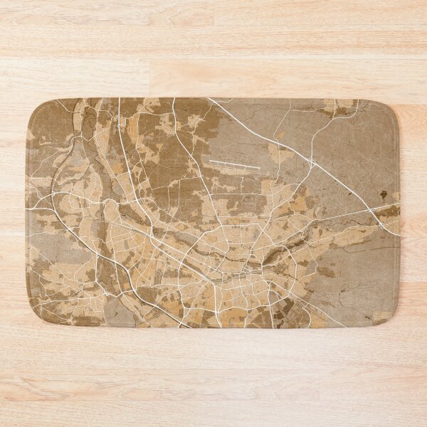 Item preview, Map of Nürberg (Germany) in sepia vintage style designed and sold by blursbyai.