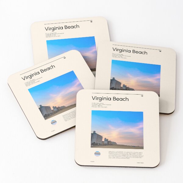 Item preview, Virginia Beach (Travel poster) designed and sold by RabbitK.