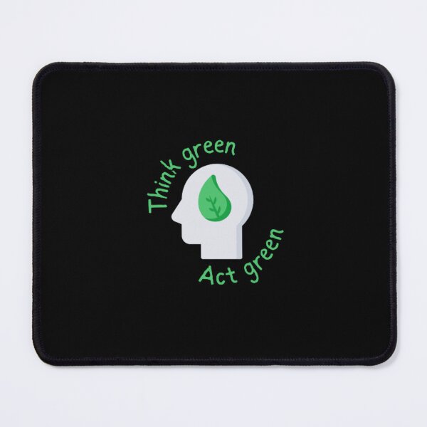 Item preview, Think green act green - Recycle Reuse Renew Rethink designed and sold by TeePassion.