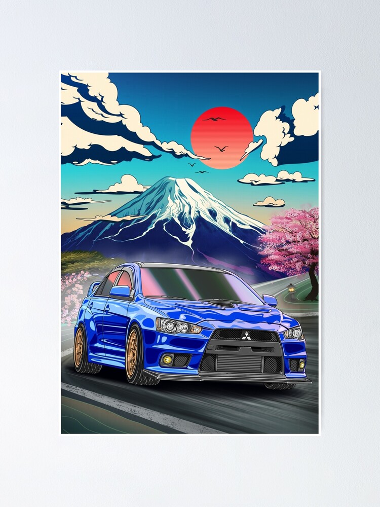 Nippon Sunrise JDM MR2 SW20 Poster for Sale by Navin Guyvit