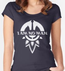 I Am No Man Women's Fitted Scoop T-Shirt