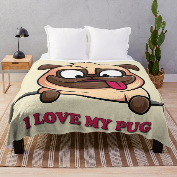 Item preview, I Love My Pug designed and sold by Jools-57.