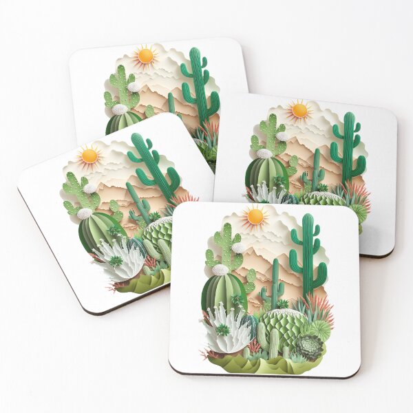 Artikelvorschau, Bastelpapier Kakteen entworfen und verkauft von DanellyDesigns.