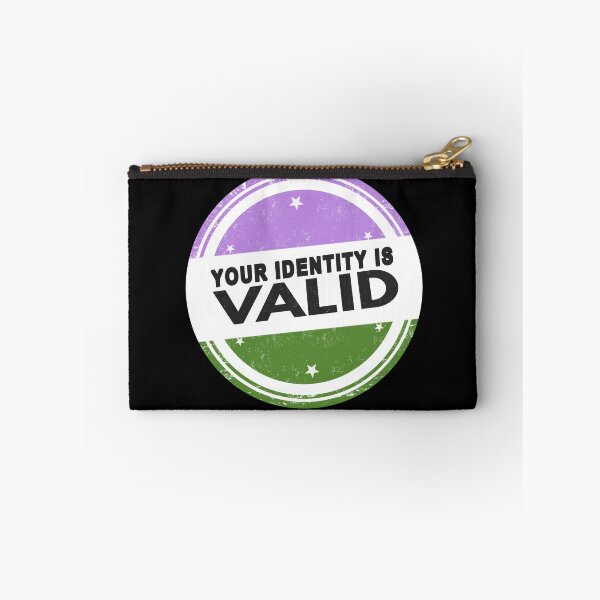 Item preview, Your Identity Is Valid Genderqueer Pride designed and sold by everything4eva.