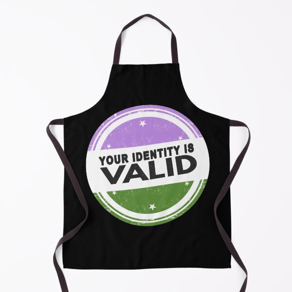 Item preview, Your Identity Is Valid Genderqueer Pride designed and sold by everything4eva.